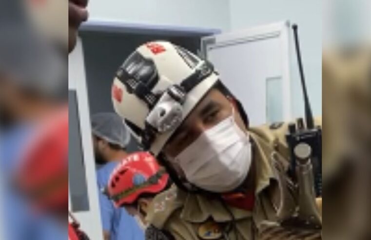 IMAGENS FORTES! Veja momento em que açougueiro tem mão triturada por máquina de moer carne em Manaus￼