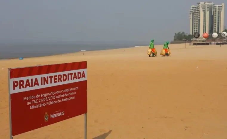 David anuncia fechamento da praia da Ponta Negra para o banho e auxílio a 6.800 ribeirinhos￼