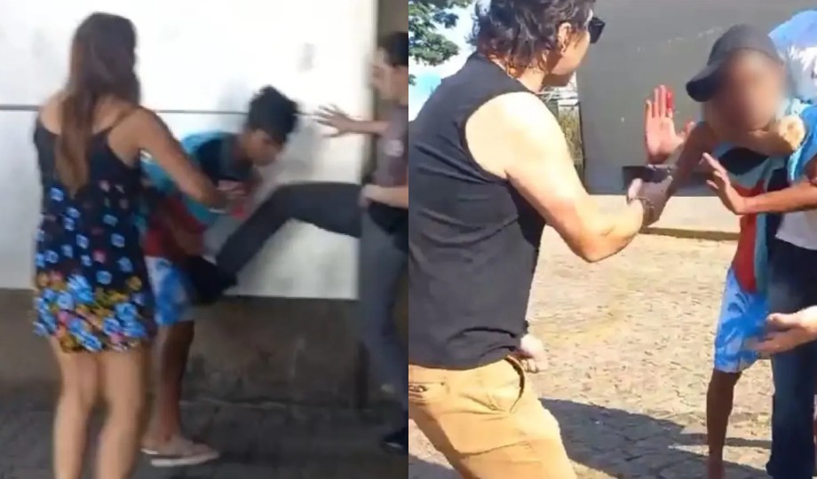 Jovem é ameaçado por homem armado e policial de “folga” se recusa a prestar socorro; confira o vídeo￼