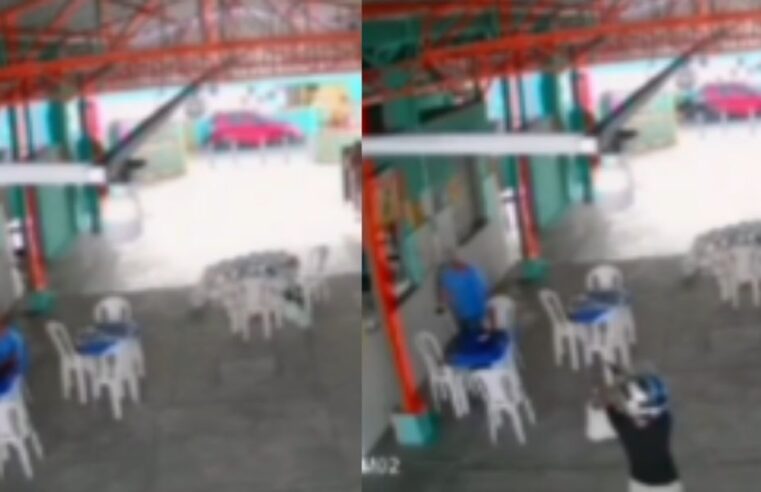 ARRASTÃO: Dupla invade feira e ‘toca o terror’ na zona Norte de Manaus￼