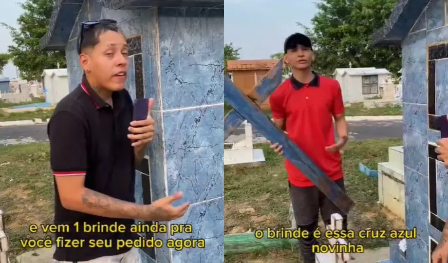 Influencer Manauara invade cemitério em Manaus e Polícia Civil deve apurar possível violação de túmulos; veja o vídeo￼