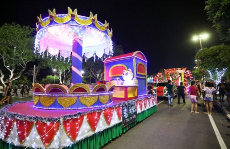 Manaus terá noite de magia e encanto com a 1ª Parada Natalina no parque Amazonino Mendes￼