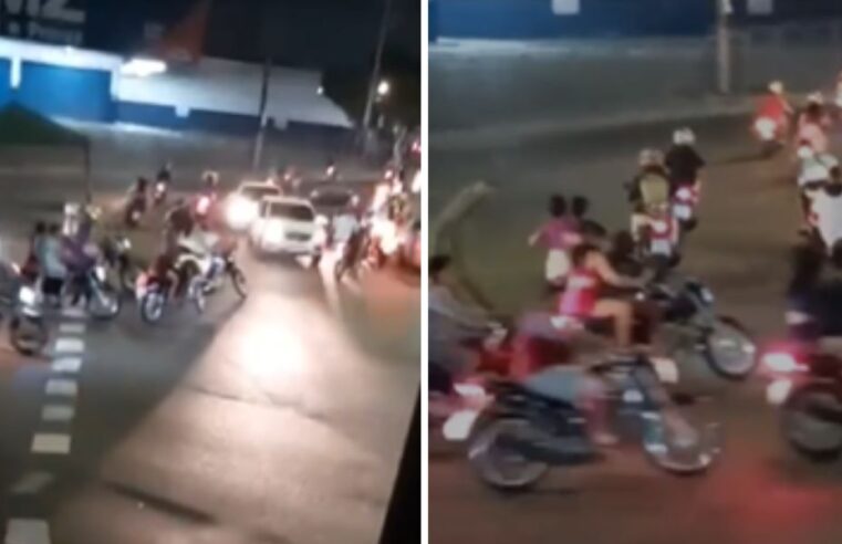 ‘Rolezinho deu ruim’: Jovem fica gravemente ferida durante rolezinho de moto em Manaus￼
