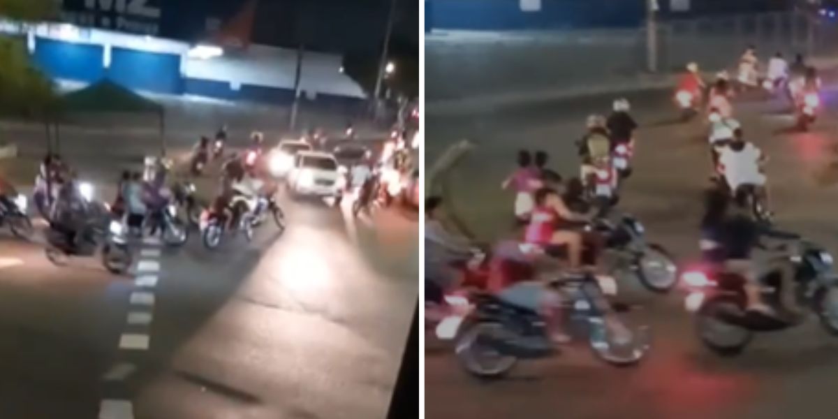 ‘Rolezinho deu ruim’: Jovem fica gravemente ferida durante rolezinho de moto em Manaus￼