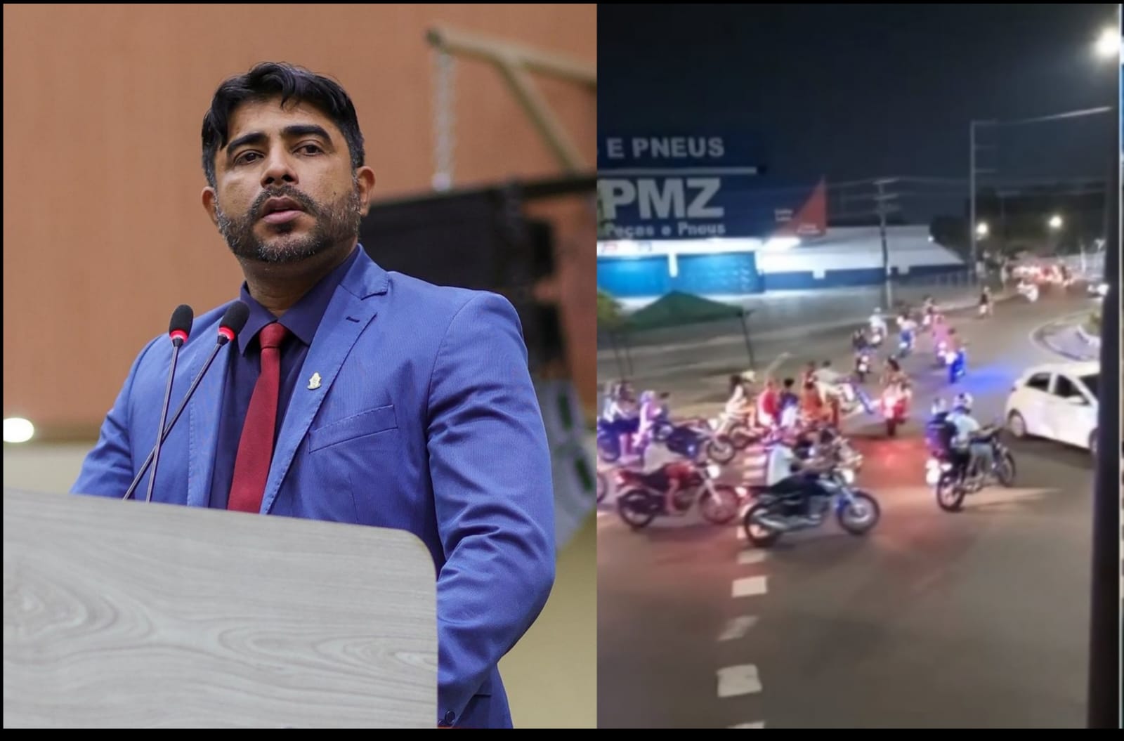 Vereador Dione Carvalho Denuncia Perturbação Noturna e Clama por Segurança nas Ruas