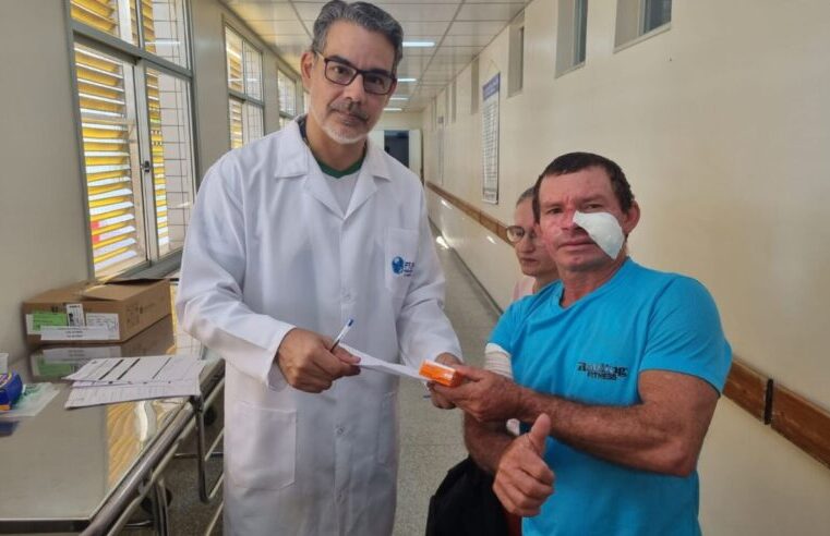 Jornada de cirurgias atende pacientes com estado avançado de câncer de pele, em Manaus￼