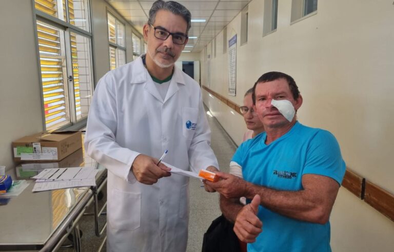 Jornada de cirurgias atende pacientes com estado avançado de câncer de pele, em Manaus￼