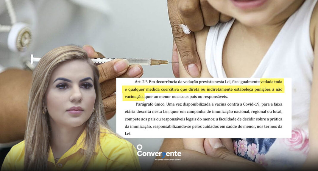 PL de Débora Menezes pretende vedar obrigatoriedade de vacinação contra Covid-19 em crianças e divide opiniões￼￼