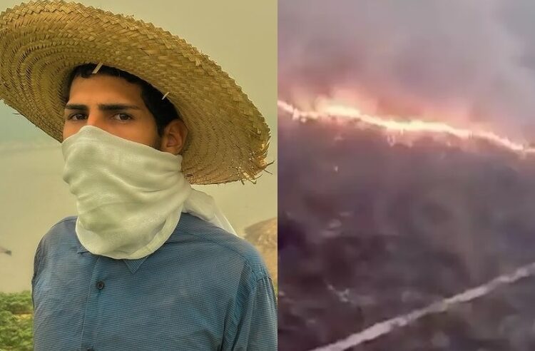 Internautas resgatam foto de Agenor Tupinambá lamentando queimadas após seu avô ser multado como um dos maiores desmatadores da Amazônia￼