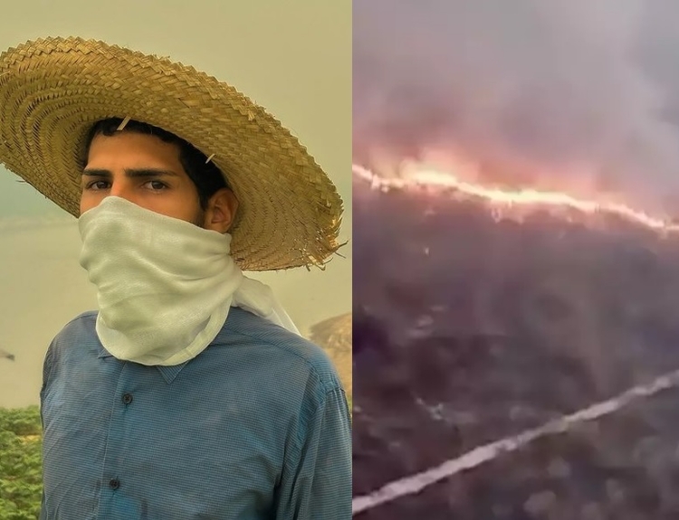 Internautas resgatam foto de Agenor Tupinambá lamentando queimadas após seu avô ser multado como um dos maiores desmatadores da Amazônia￼