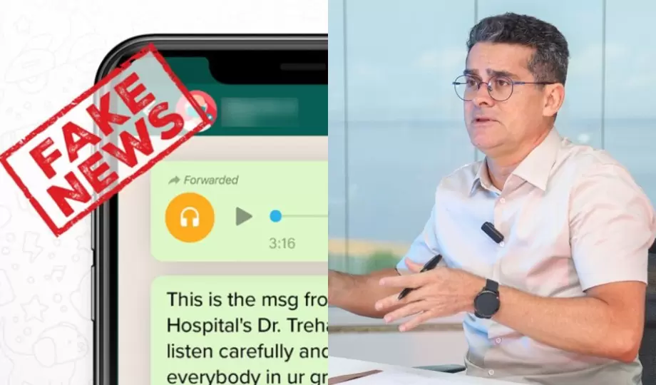 Prefeito de Manaus é vítima de deepfake com áudio manipulado digitalmente e aciona autoridades￼
