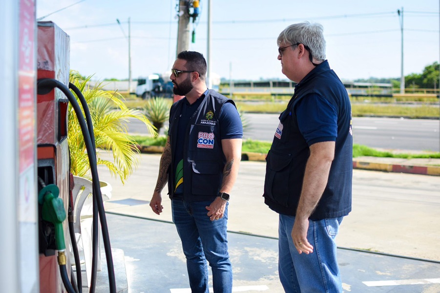 Procon-AM intensifica fiscalização em postos de combustíveis após aumento expressivo no preço da gasolina em Manaus