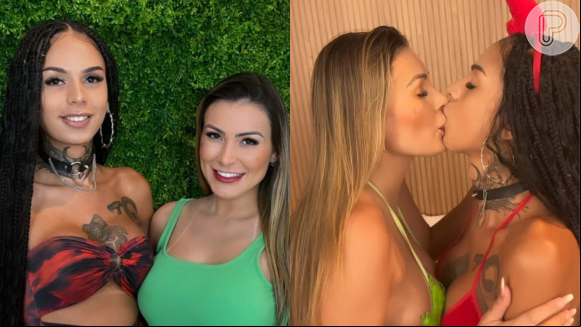 Ex-evangélica Andressa Urach se veste de Eva e contracena com influencer trans