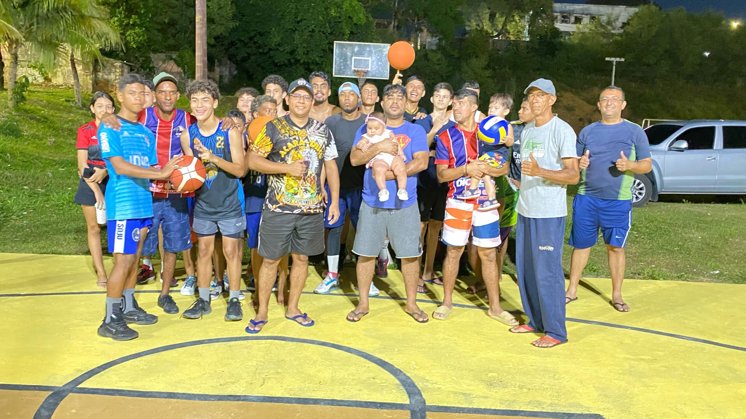 Vereador Dione Carvalho anuncia ações de apoio a projeto social de basquete no Nossa Senhora das Graças