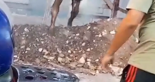 Vídeo: homem tem 90% do corpo queimado após tentativa de furto de cabos de energia