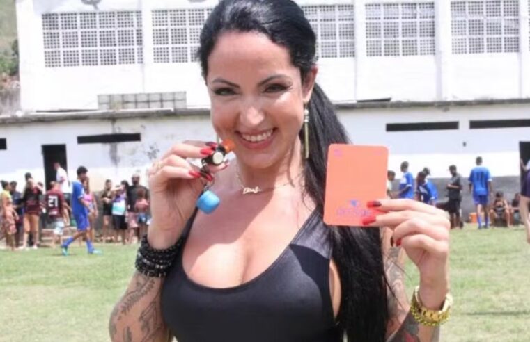 Elisa Sanches revela sonho de ser árbitra de futebol e revela medo do preconceito