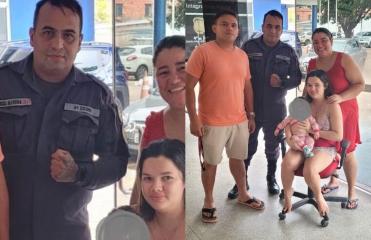 Manobra de “Heimlich”: policiais salvam bebê engasgado em Manaus