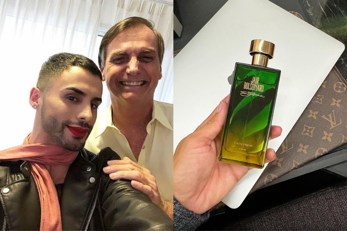 Maquiador de Michelle, Agustin Fernandez vai lançar perfume Jair Bolsonaro