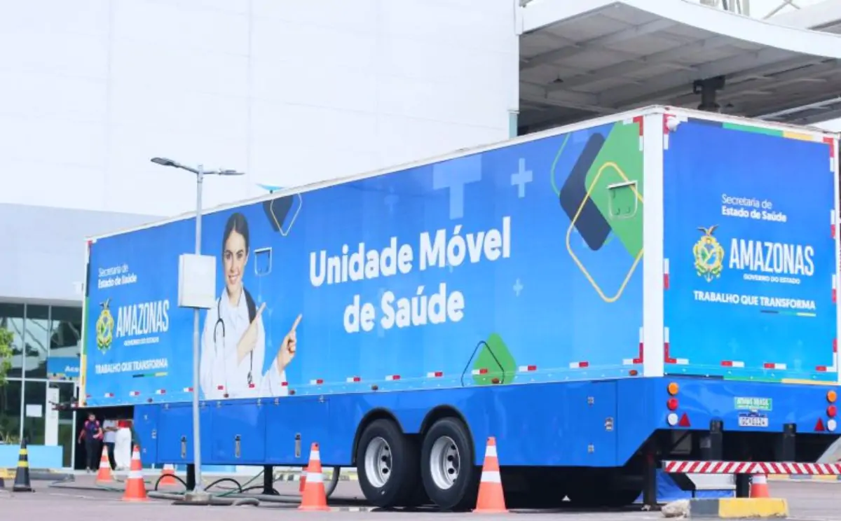 Carretas oferecem exames gratuitos de ultrassonografia e mamografia em shopping de Manaus