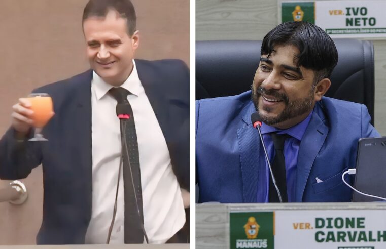 Vereador Dione Carvalho leva suco de maracujá para vereador para acalmar os nervos no plenário