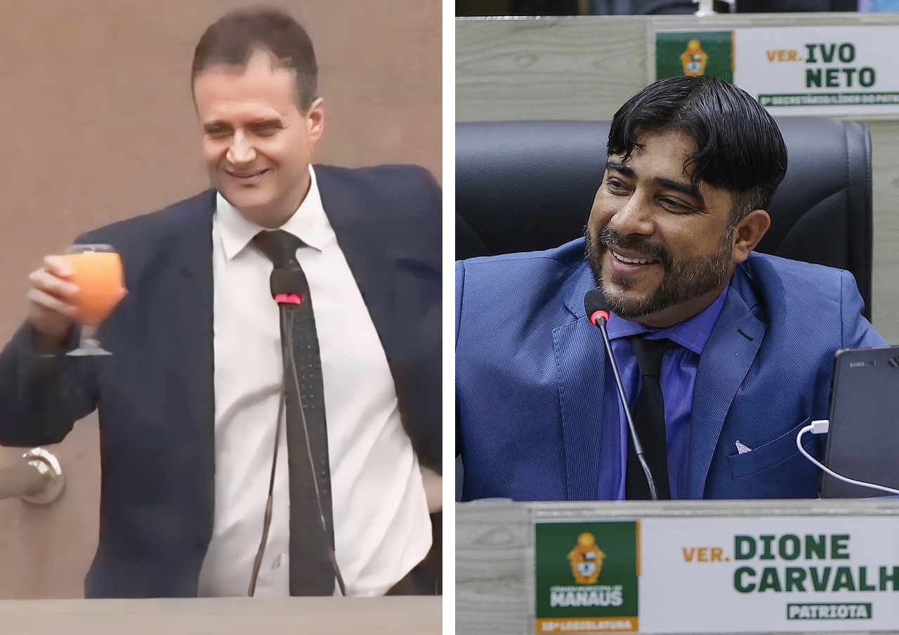 Vereador Dione Carvalho leva suco de maracujá para vereador para acalmar os nervos no plenário