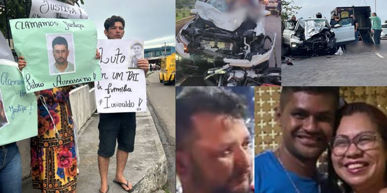 Motorista que invadiu a contramão e matou mototaxista é solto após pagar R$ 14 mil, em Manaus