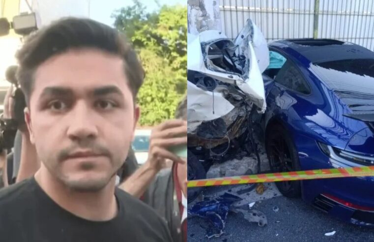 Condutor de Porsche que mat0u homem afirma que foi tratado como “qualquer um” e nega ter bebido