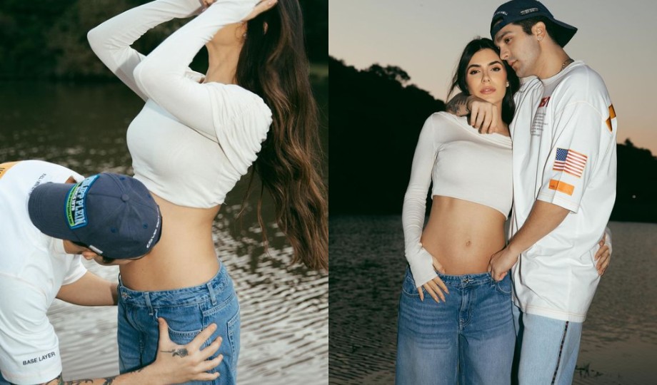 Luan Santana e Jade Magalhães anunciam gravidez