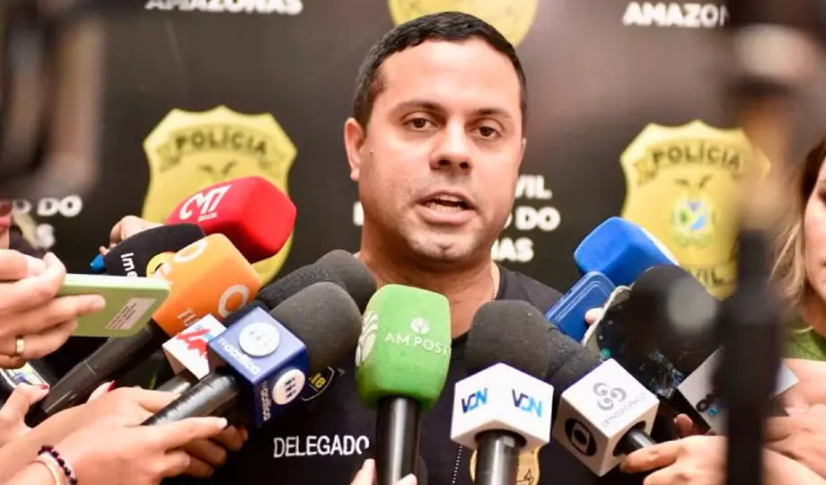 Delegado de Polícia Civil Ericson Tavares se entrega após ter nova prisão decretada pela justiça em Manaus