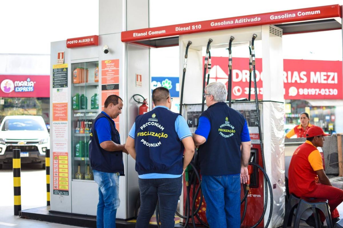 Preço da gasolina sobe em Manaus e Procon inicia fiscalização nos postos de combustíveis