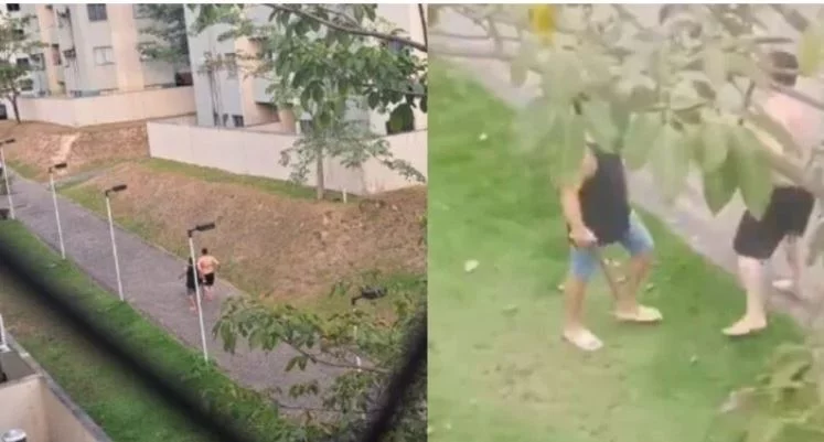 Morador de condomínio é preso após tentar matar síndica com machadinha em Manaus