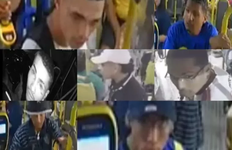 PROCURADOS: sete criminosos de roubo a ônibus na zona norte de Manaus