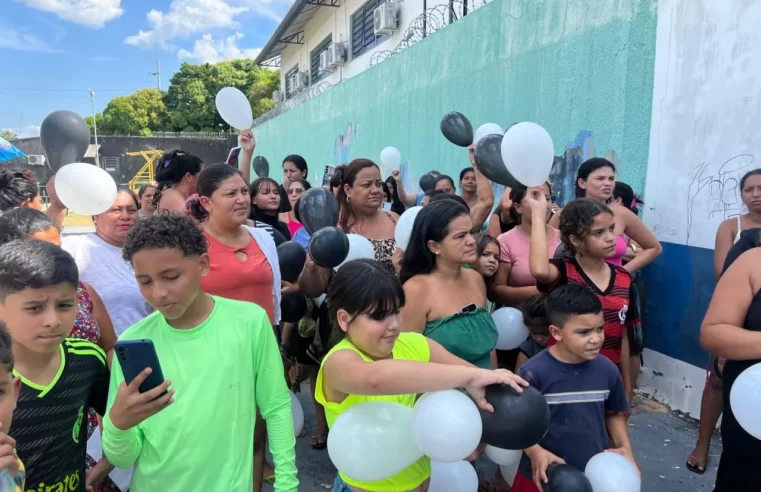 Família e amigos pedem justiça por morte de criança espancada por colegas de escola em Manaus