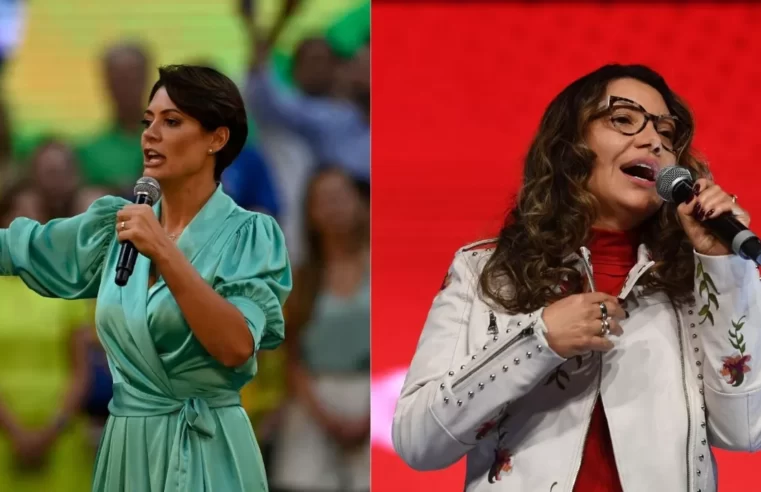 Michelle Bolsonaro tem mais simpatia da população que Janja, aponta pesquisa