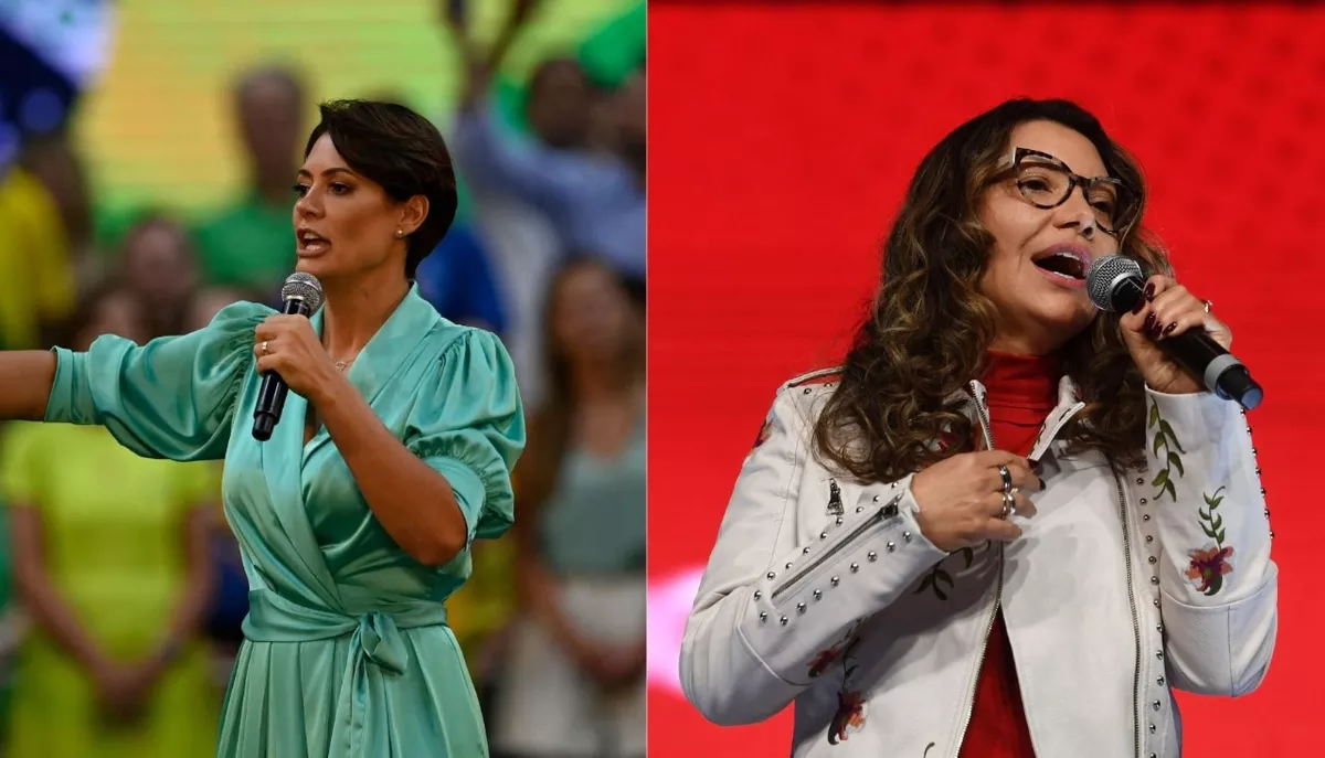 Michelle Bolsonaro tem mais simpatia da população que Janja, aponta pesquisa