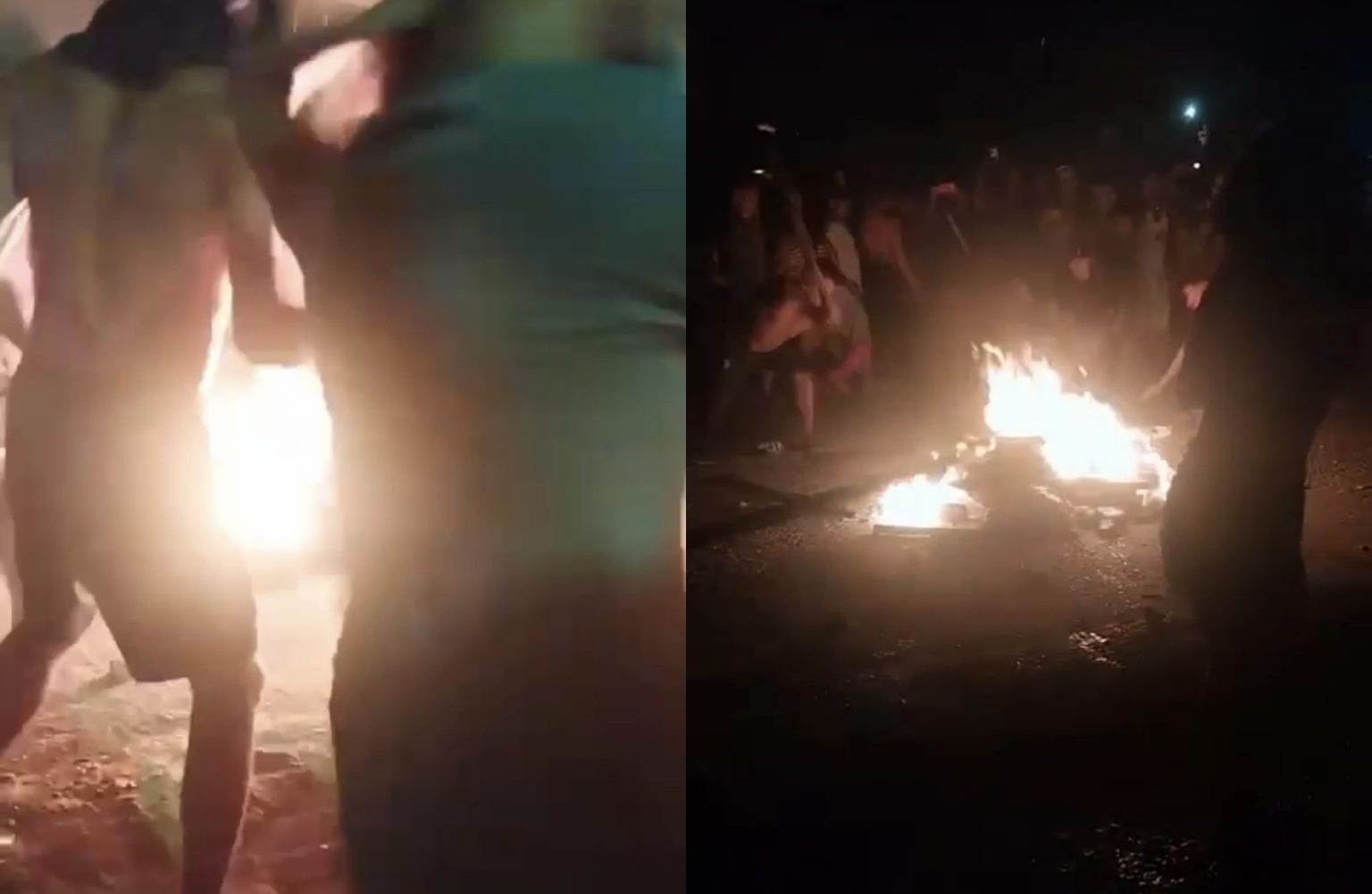 Vídeo: População revoltada retira suspeito de est*pr4r e mat4r criança de dentro de delegacia e o queima vivo no Amazonas