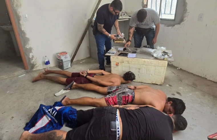 Polícia desmantela laboratório de drogas de Alan Índio em Manaus