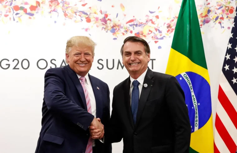 Bolsonaro declara apoio a Trump para presidência dos EUA