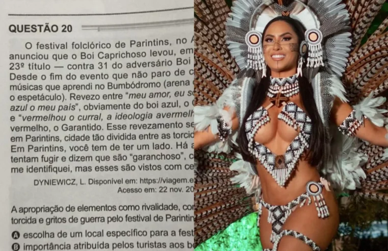 ENEM 2024 tem questão sobre Festival de Parintins e Isabelle Nogueira comemora: “motivo de orgulho”