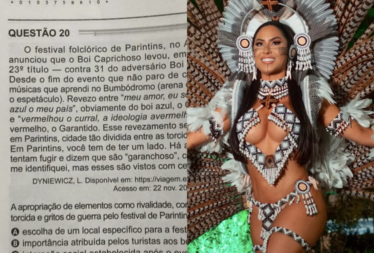 ENEM 2024 tem questão sobre Festival de Parintins e Isabelle Nogueira comemora: “motivo de orgulho”