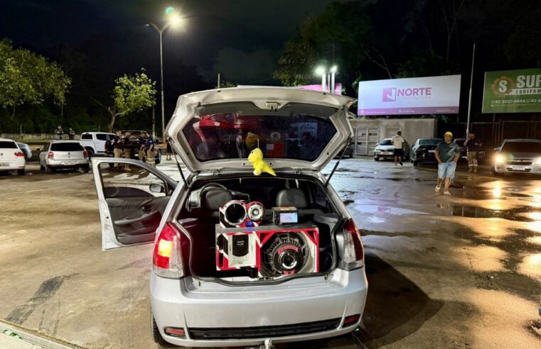 Detran-AM faz operação em adegas para combater ‘paredões’ em Manaus