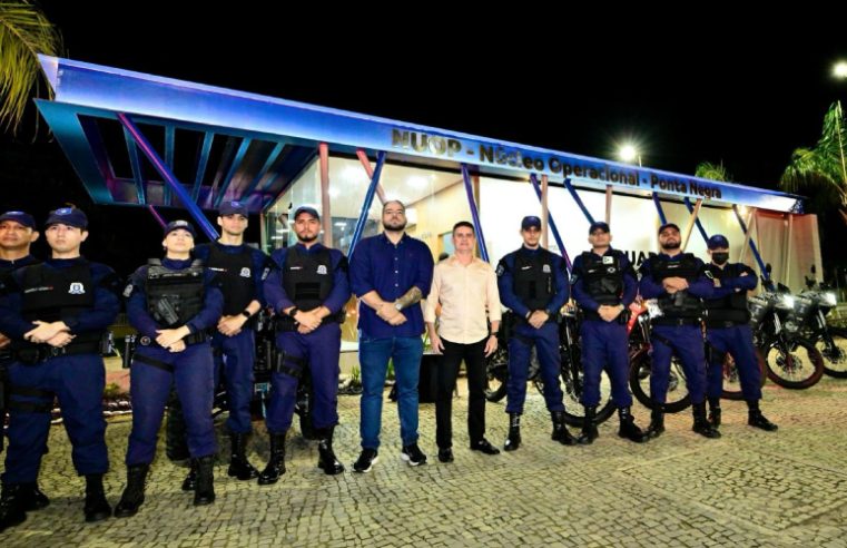 David Almeida entrega primeiro Núcleo Operacional da Guarda Municipal em Manaus
