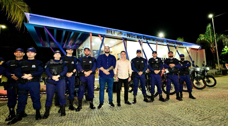 David Almeida entrega primeiro Núcleo Operacional da Guarda Municipal em Manaus