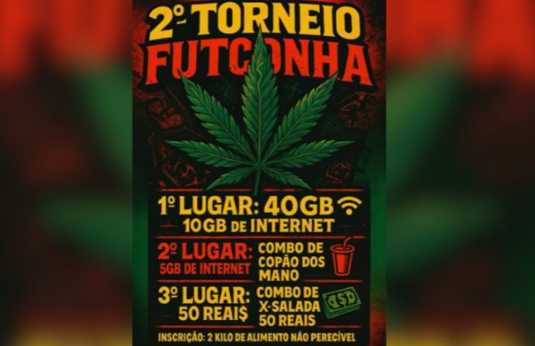 PMAM impede o ‘Futconha’ após divulgação com premiação de droga em Manaus