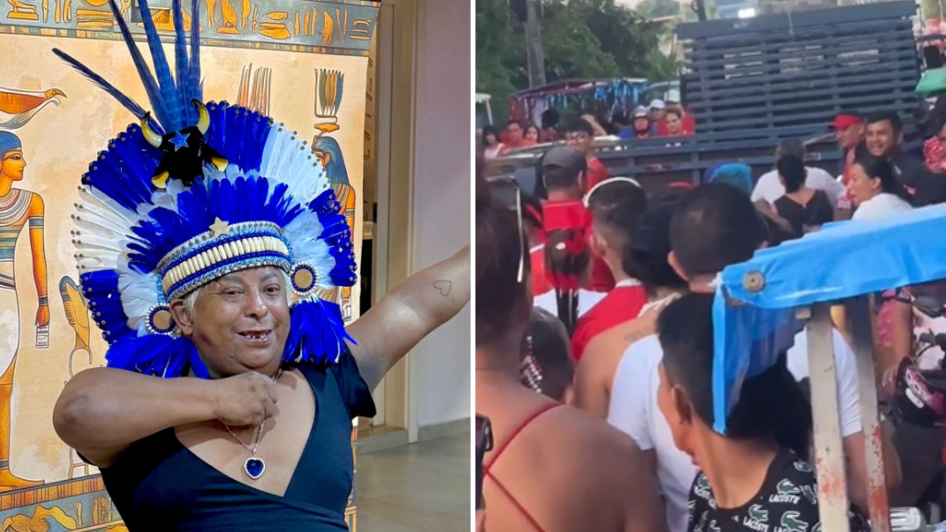 Patixa é expulsa da frente do Curral do Garantido em Parintins