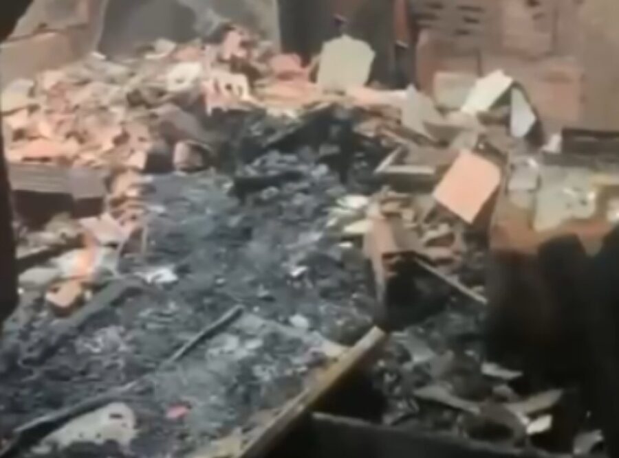 Explosão de panela de pressão provoca incêndio e destrói casa na Compensa em Manaus