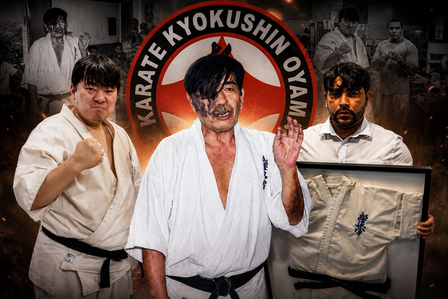 Filhos do mestre Kazutero Noguchi, Dione Carvalho e Zander Sassaki fortalecem o Karatê Kyokushin no Amazonas