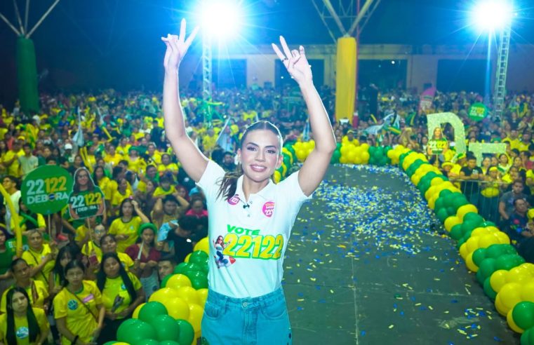 Débora Menezes reúne cerca de 21 mil pessoas na Grande Arrancada do 22122 em Manaus